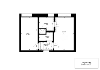 mieszkanie na sprzedaż - Bielsko-Biała, Osiedle Słoneczne
